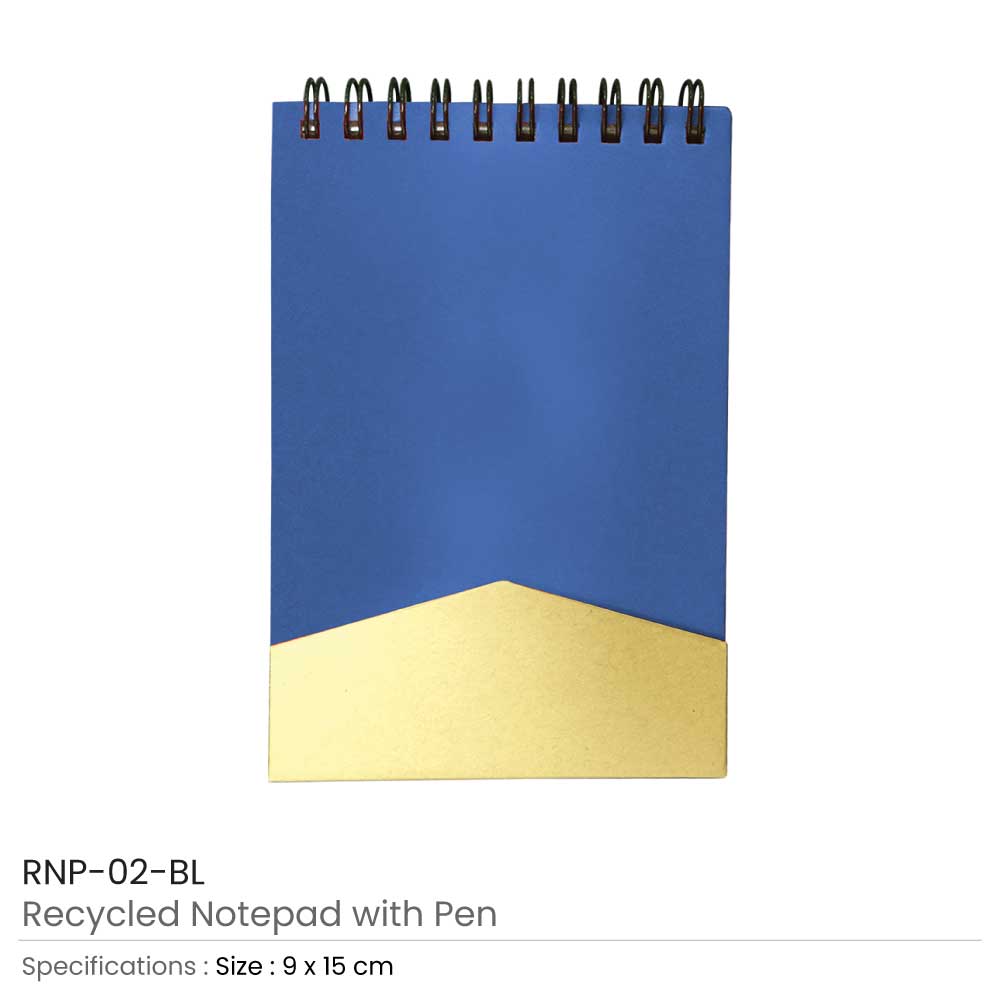 Recycled Notepad with Pen – Promotional Gifts Suppliers